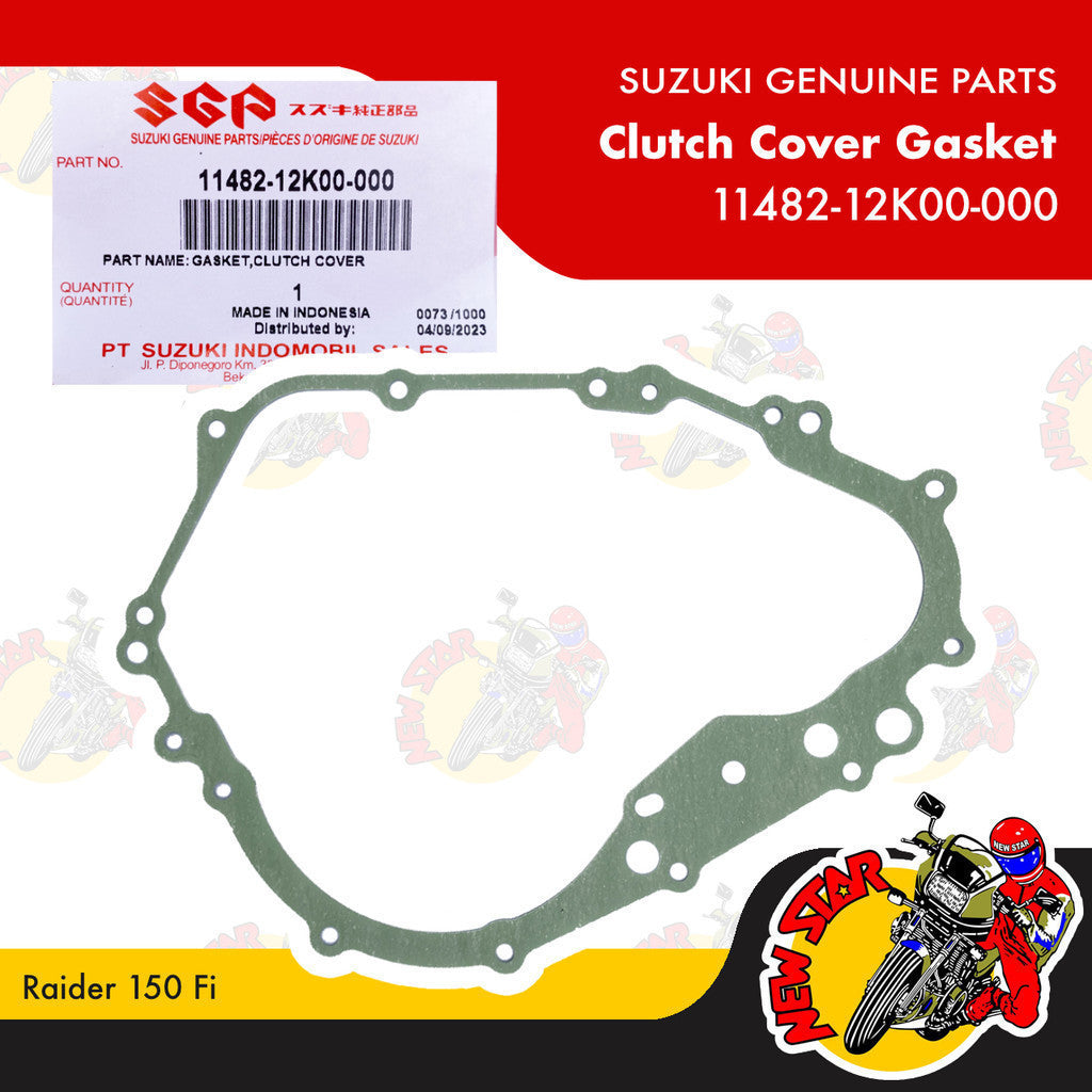 11482-12K00-000 | Clutch Cover Gasket | Genuine Suzuki parts | Raider 150 Fi