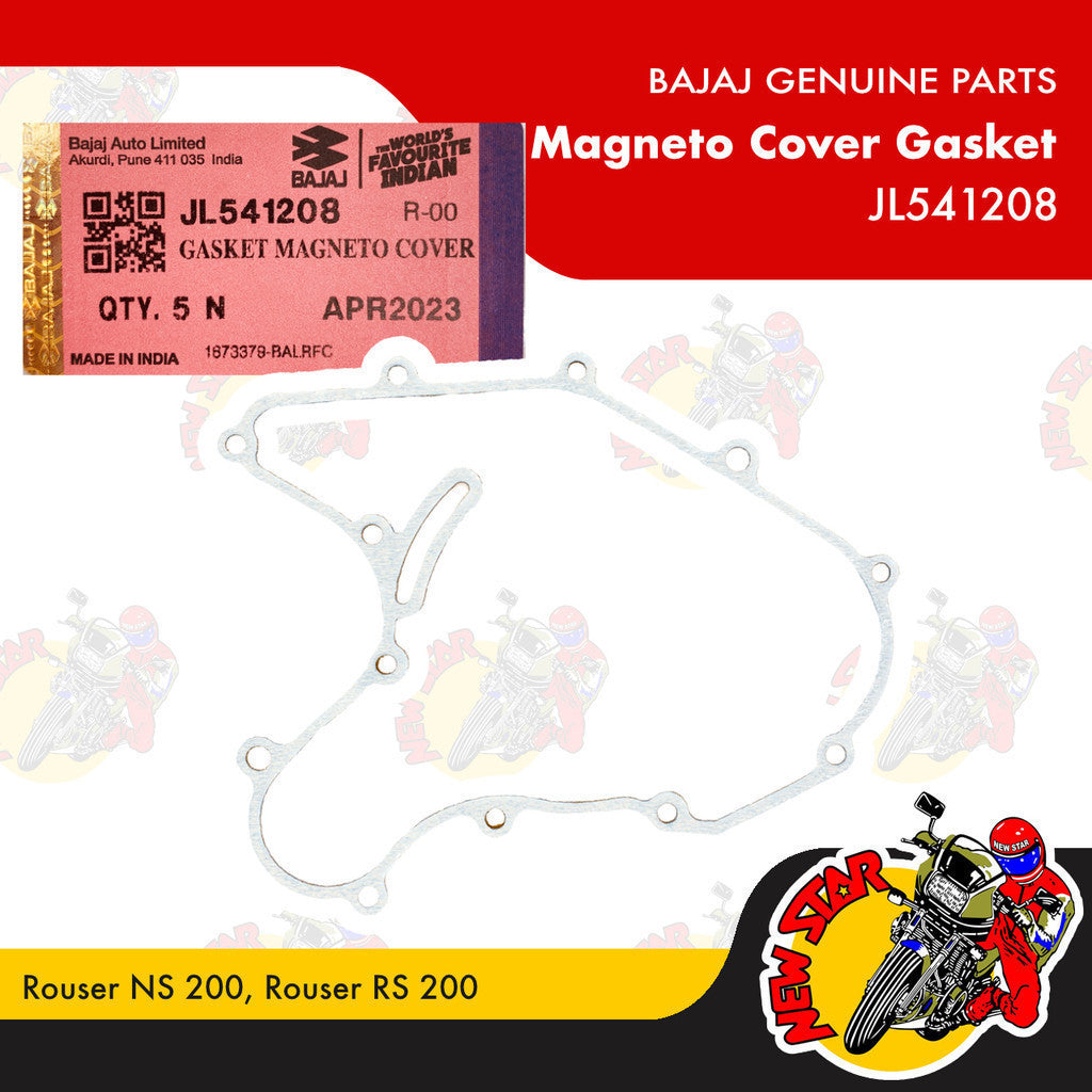 JL541208 | Magneto Cover Gasket | Genuine Bajaj parts | Rouser NS 200 Rouser RS 200