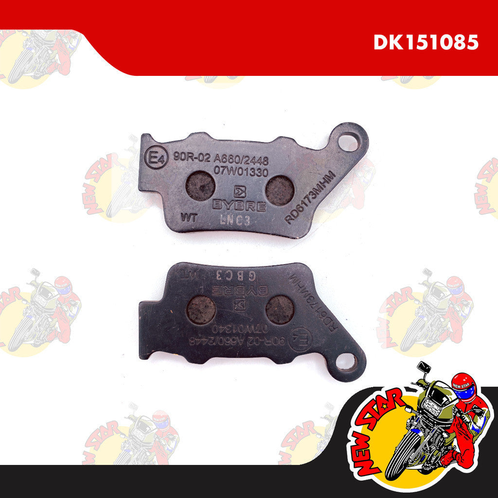 DK151085 | Rear Brake Pad Set | Genuine Bajaj parts | Rouser NS 200 Rouser RS 200