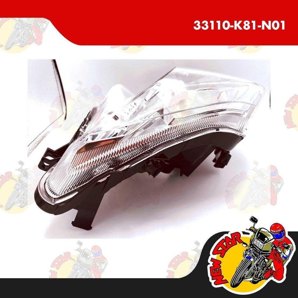33110-K81-N01 | Headlight Unit | Genuine Honda parts | Beat Fi v2