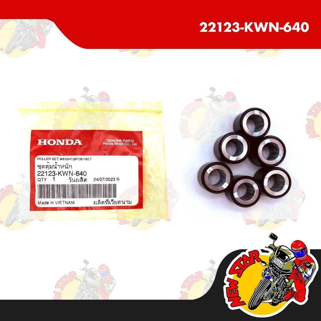 22123-KWN-640 | Weight Roller Set | Genuine Honda parts | Click 125i