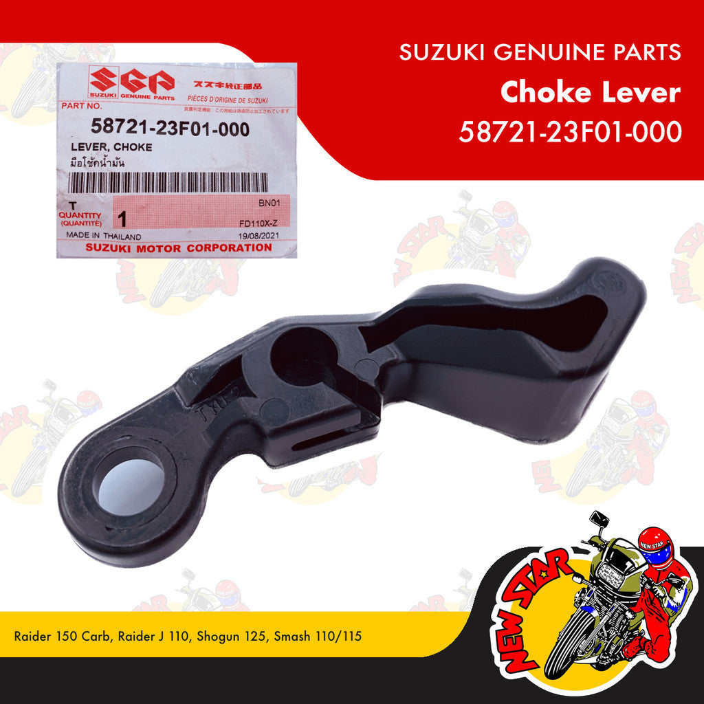 58721-23F01-000 | Choke Lever | Genuine Suzuki parts | Raider 150 Carb Raider J 110 Shogun 125