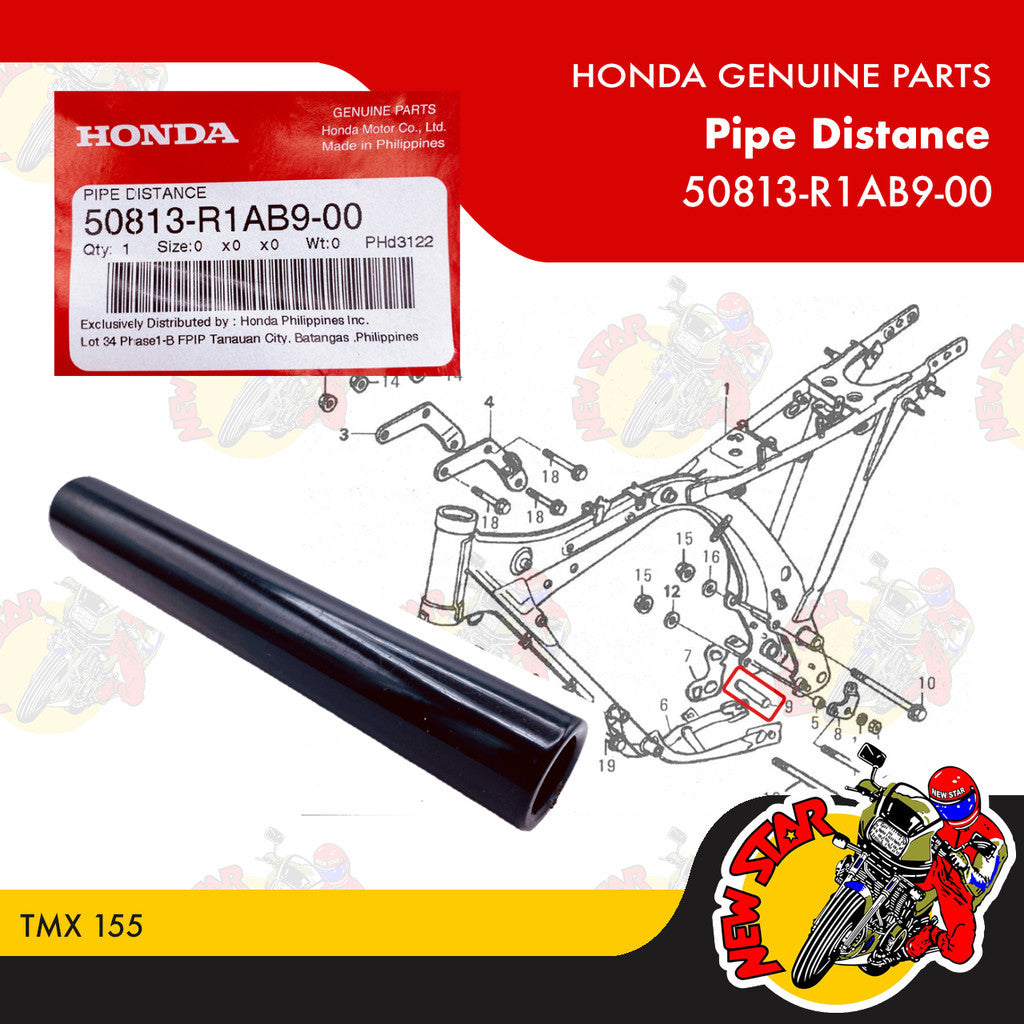 50813-R1AB9-00 | Pipe Distance | Genuine Honda parts | TMX 155