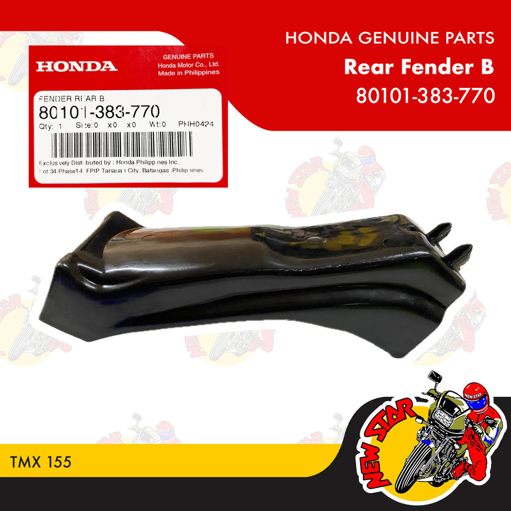 80101-383-770 | Rear Fender B | Genuine Honda parts | TMX 155