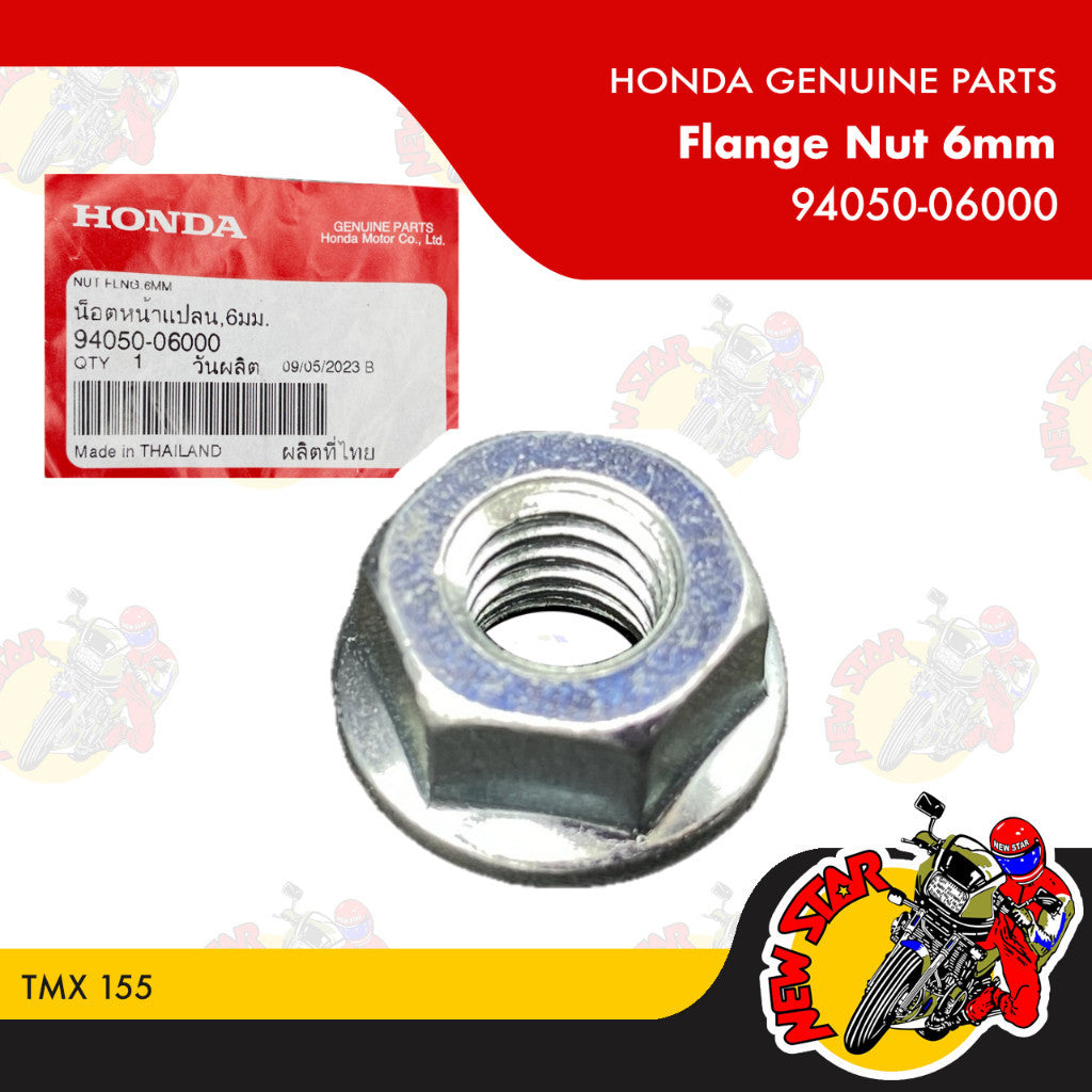 94050-06000 | Flange Nut 6mm | Genuine Honda parts | TMX 155