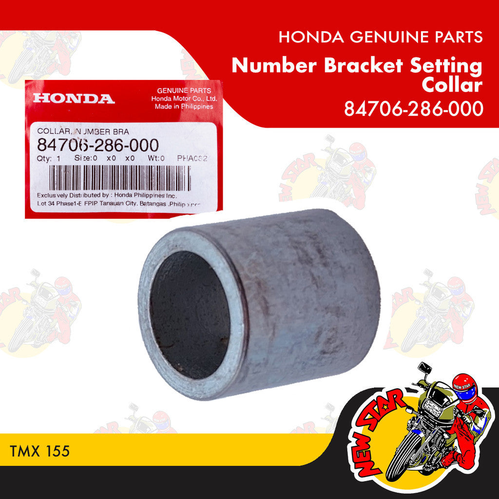 84706-286-000 | Number Bracket Setting Collar | Genuine Honda parts | TMX 155