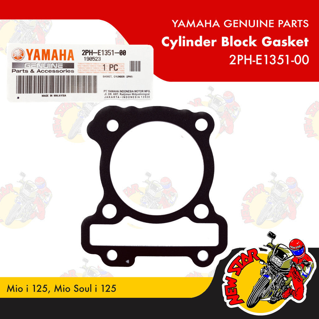 2PH-E1351-00 | Cylinder Block Gasket | Genuine Yamaha parts | Mio i 125 Mio Soul i 125