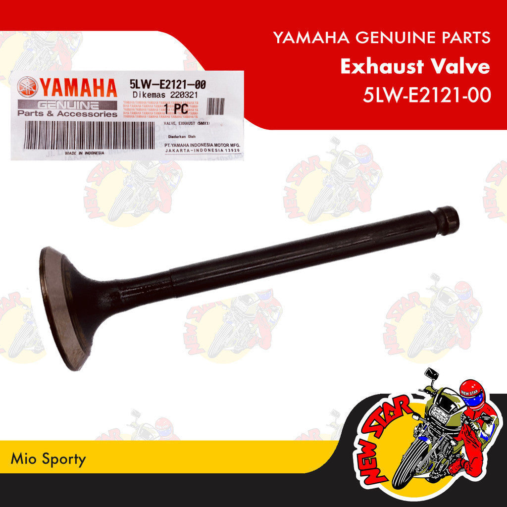 5LW-E2121-00 | Exhaust Valve | Genuine Yamaha parts | Mio Sporty