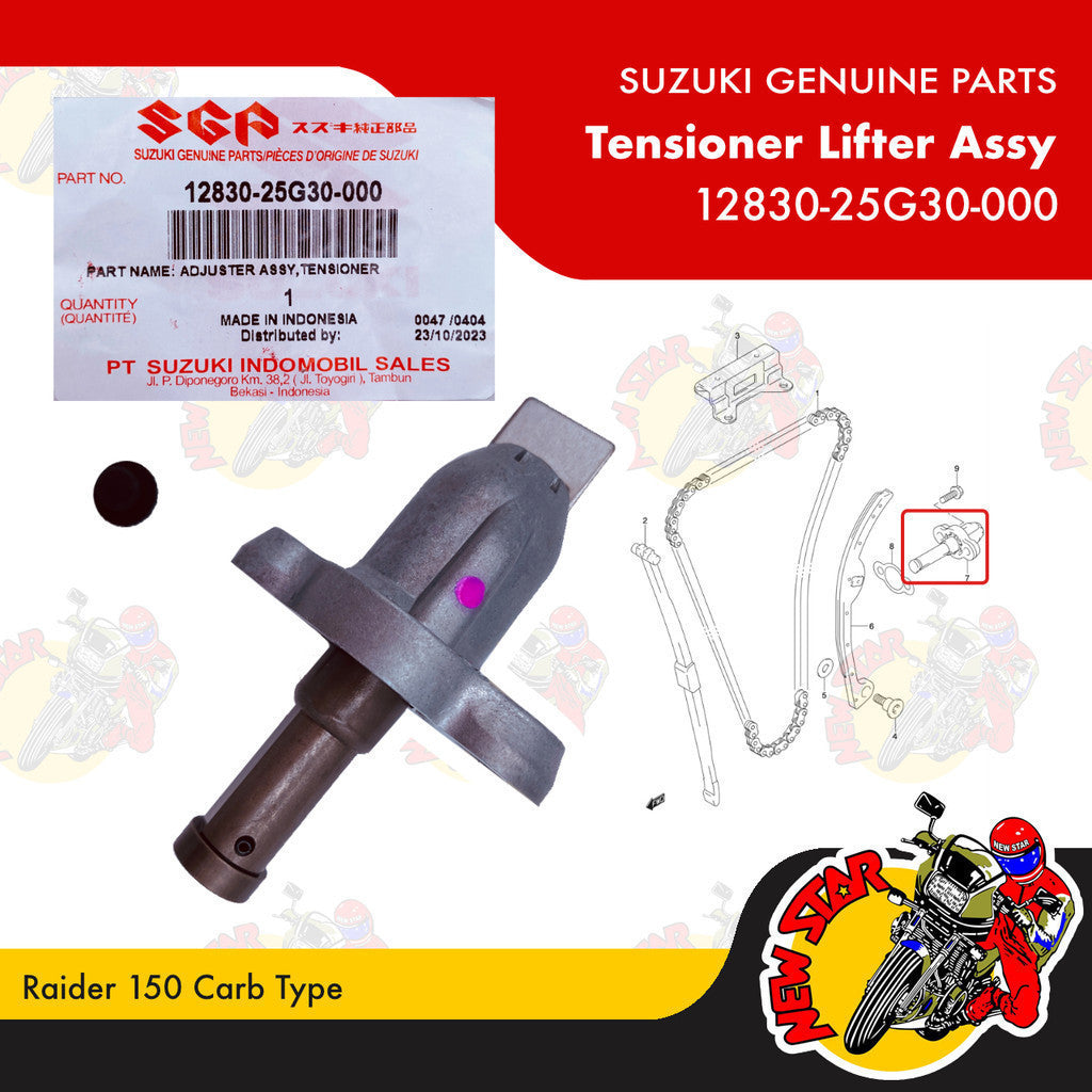 12830-25G30-000 | Tensioner Lifter Assy | Genuine Suzuki parts | Raider 150 Carb