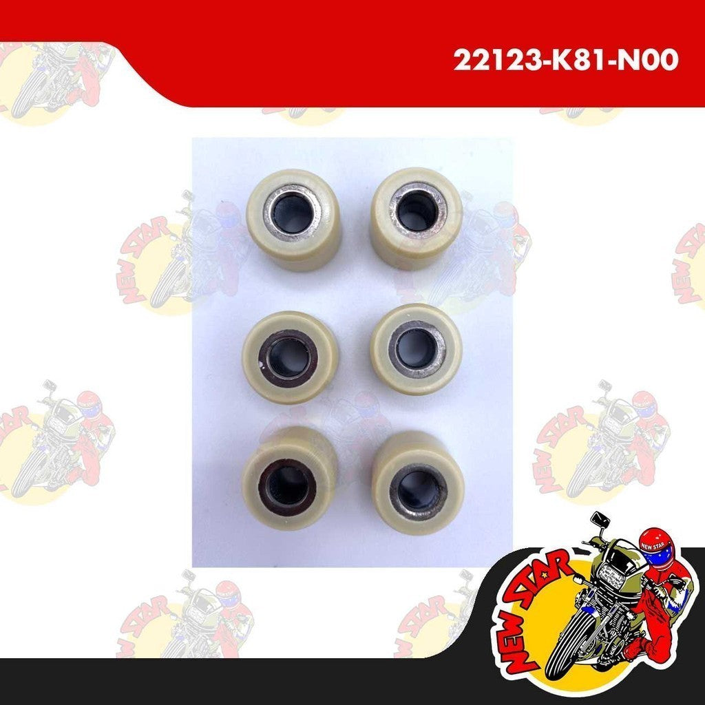 22123-K81-N00 | Weight Roller Set | Genuine Honda parts | Beat Fi Zoomer X