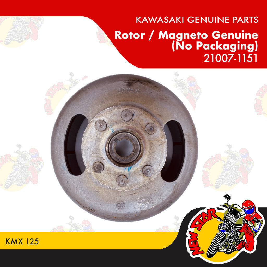 21007-1151 | Rotor / Magneto Genuine (No Packaging) | Genuine Kawasaki parts | KMX 125