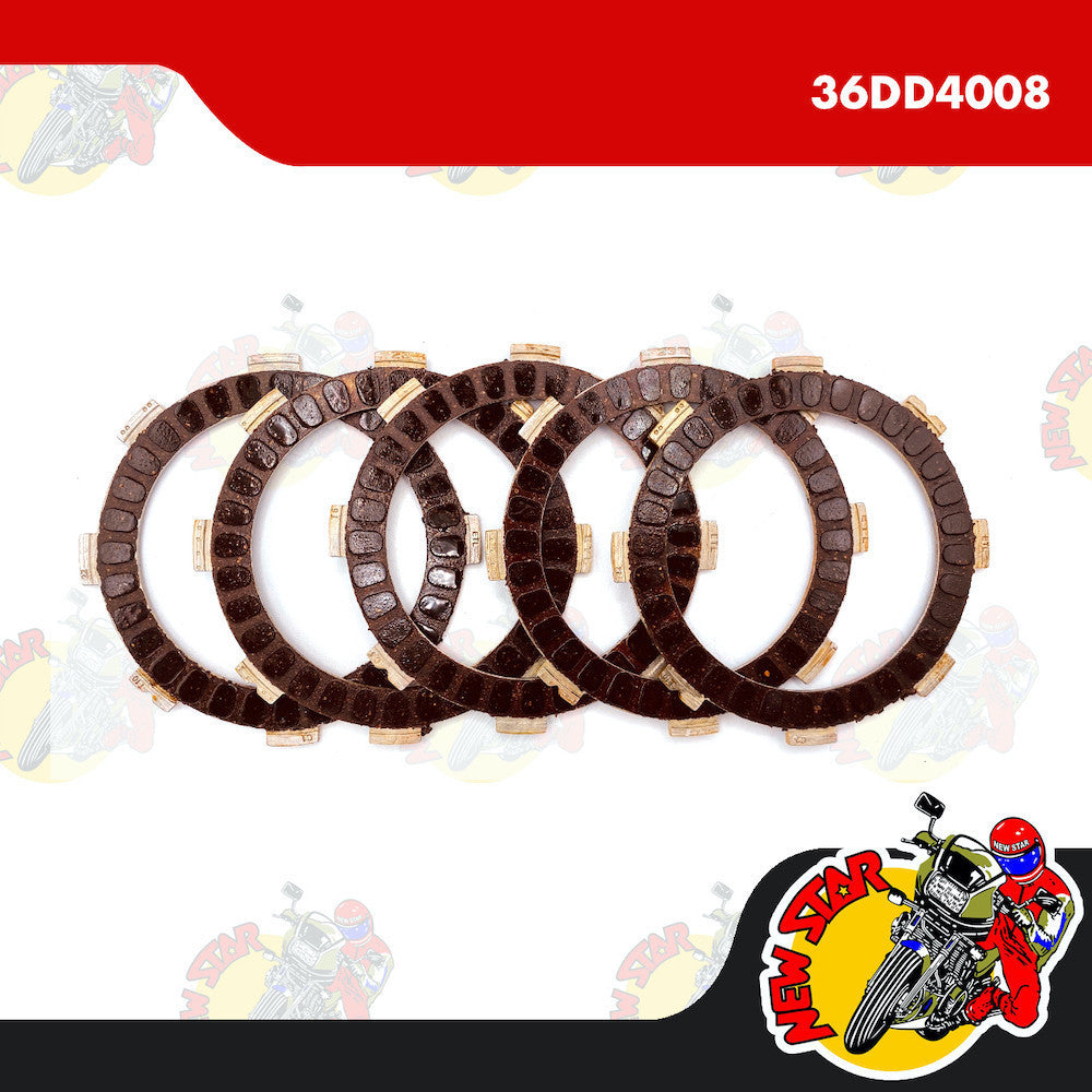 36DD4008 | Clutch Lining Set | Genuine Bajaj parts | CT 100