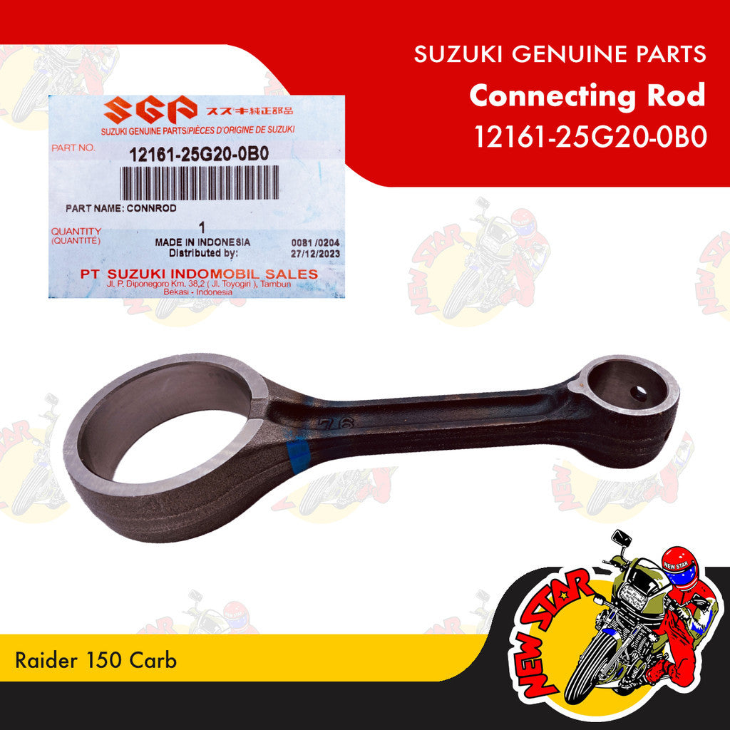 12161-25G20-0B0 | Connecting Rod | Genuine Suzuki parts | Raider 150 Carb