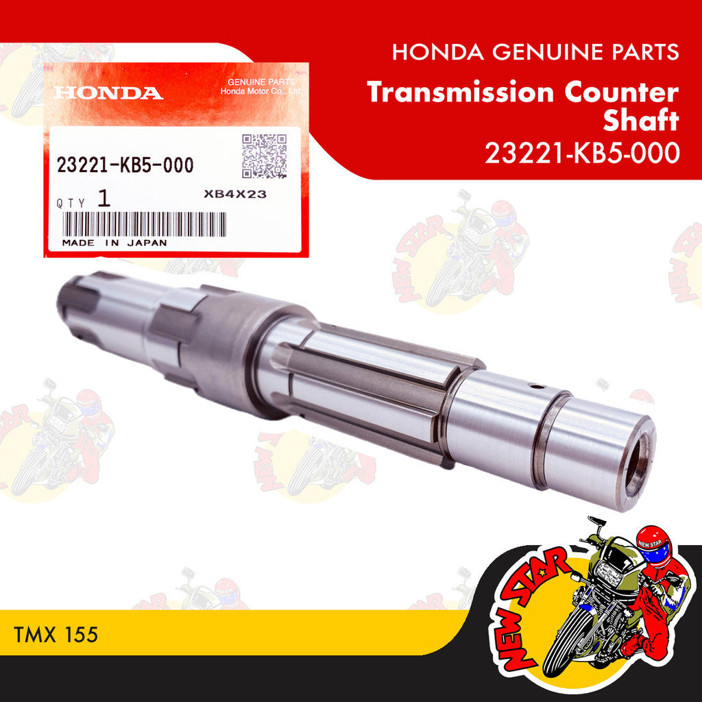 23221-KB5-000 | Transmission Counter Shaft | Genuine Honda parts | TMX 155