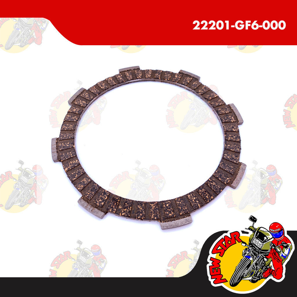 22201-GF6-000 | Clutch Friction Disk / Clutch Lining | Genuine Honda parts | XRM 110 Wave 100R
