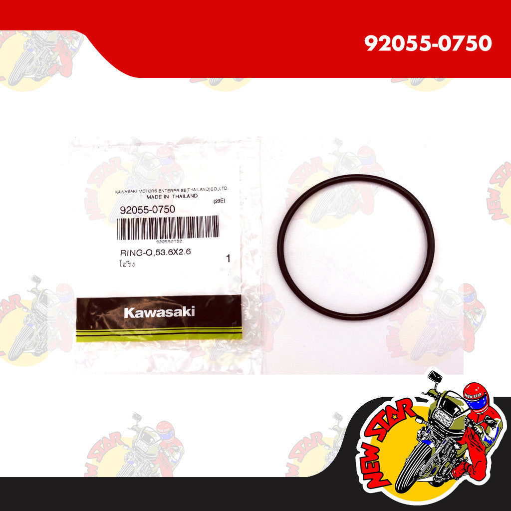 92055-0750 | Tappet Cap O-Ring | Genuine Kawasaki parts | Barako I Barako II Barako III