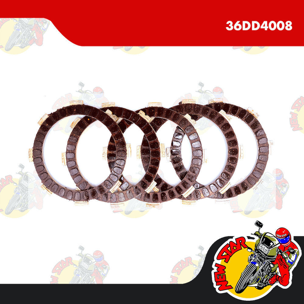 36DD4008 | Clutch Lining Set | Genuine Bajaj parts | CT 100