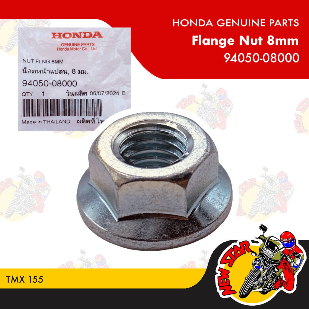 94050-08000 | Flange Nut 8mm | Genuine Honda parts | TMX 155