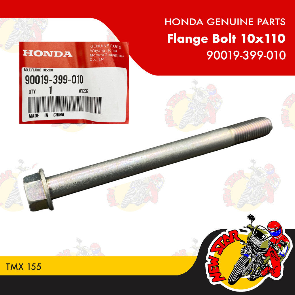 90019-399-010 | Flange Bolt 10x110 | Genuine Honda parts | TMX 155