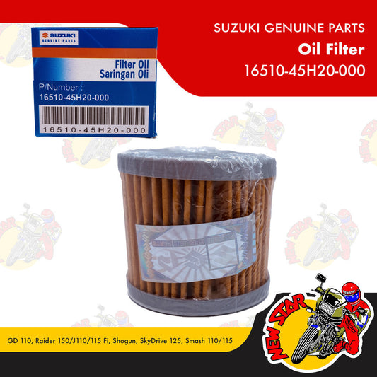 16510-45H20-000 | Oil Filter | Genuine Suzuki parts | GD 110 Raider 150 Raider J 115 Fi Shogun