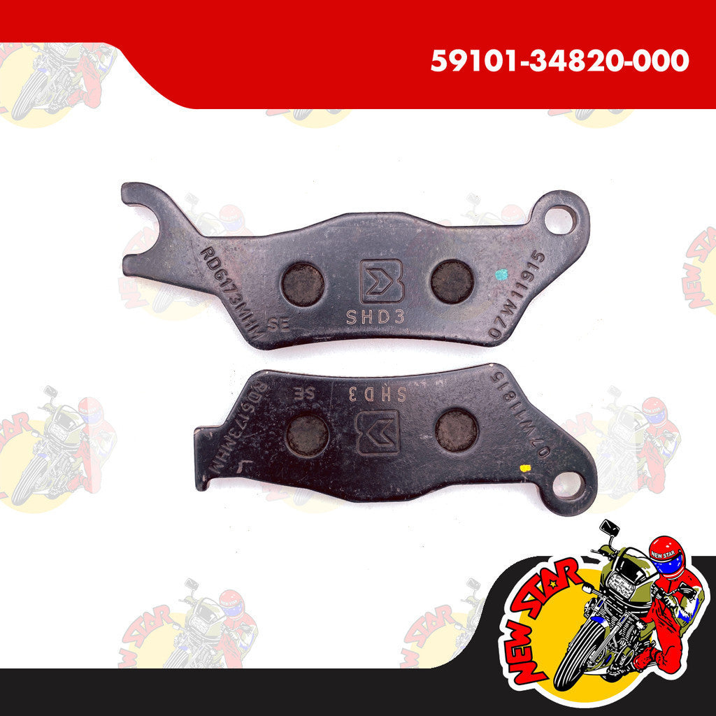 59101-34820-000 | Front Brake Pad Set | Genuine Suzuki parts | Genio r 150 Fi Gixxer 150 Carb