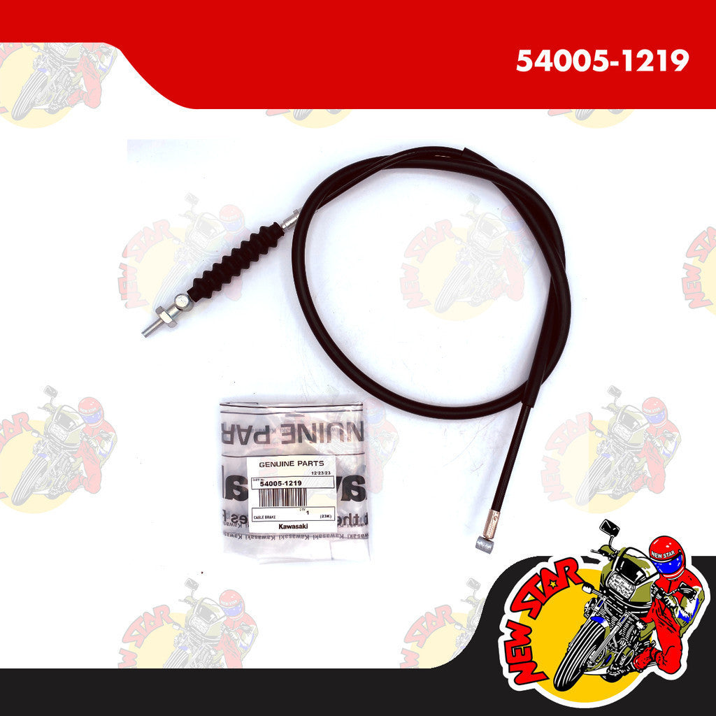 54005-1219 | Brake Cable | Genuine Kawasaki parts | Barako I Barako II Barako III