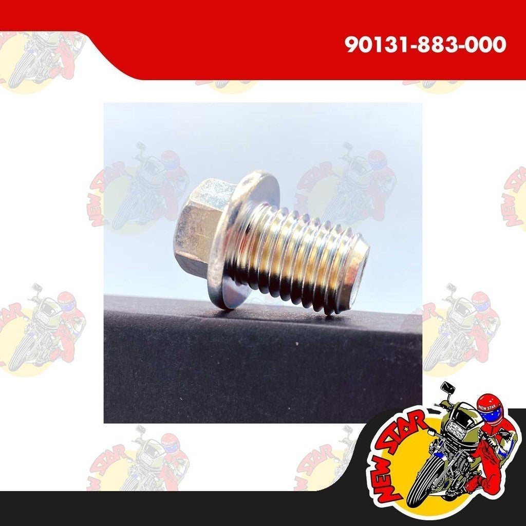 90131-883-000 | Drain Plug Bolt 12X15 | Genuine Honda parts | Click 125i/150i Beat Fi PCX 150/160