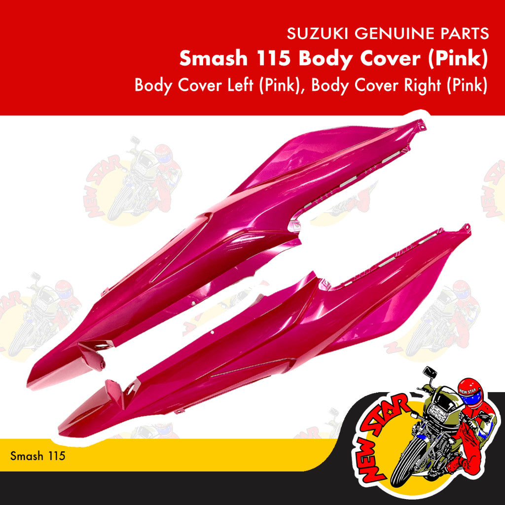 Smash 115 Body Cover (Pink) | Genuine Suzuki parts