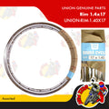 Union-Rim-1.40x17 | Steel Rim 1.4x17 | Genuine Union parts | Assorted