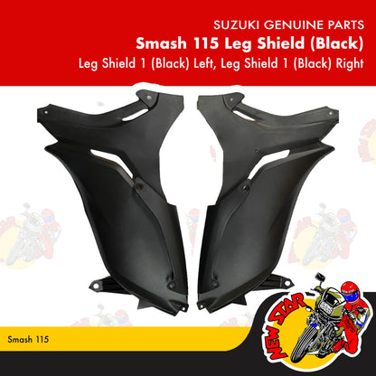 Smash 115 Leg Shield 1 (Black) | Genuine Suzuki parts
