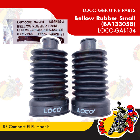LOCO-GAI-134 | Bellow Rubber Small (BA133058) | Genuine Loco parts | RE Compact Fi FL models