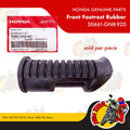 50661-GN8-920 | Front Footrest Rubber | Genuine Honda parts | XRM 110/125/125 RS Wave 100R/125