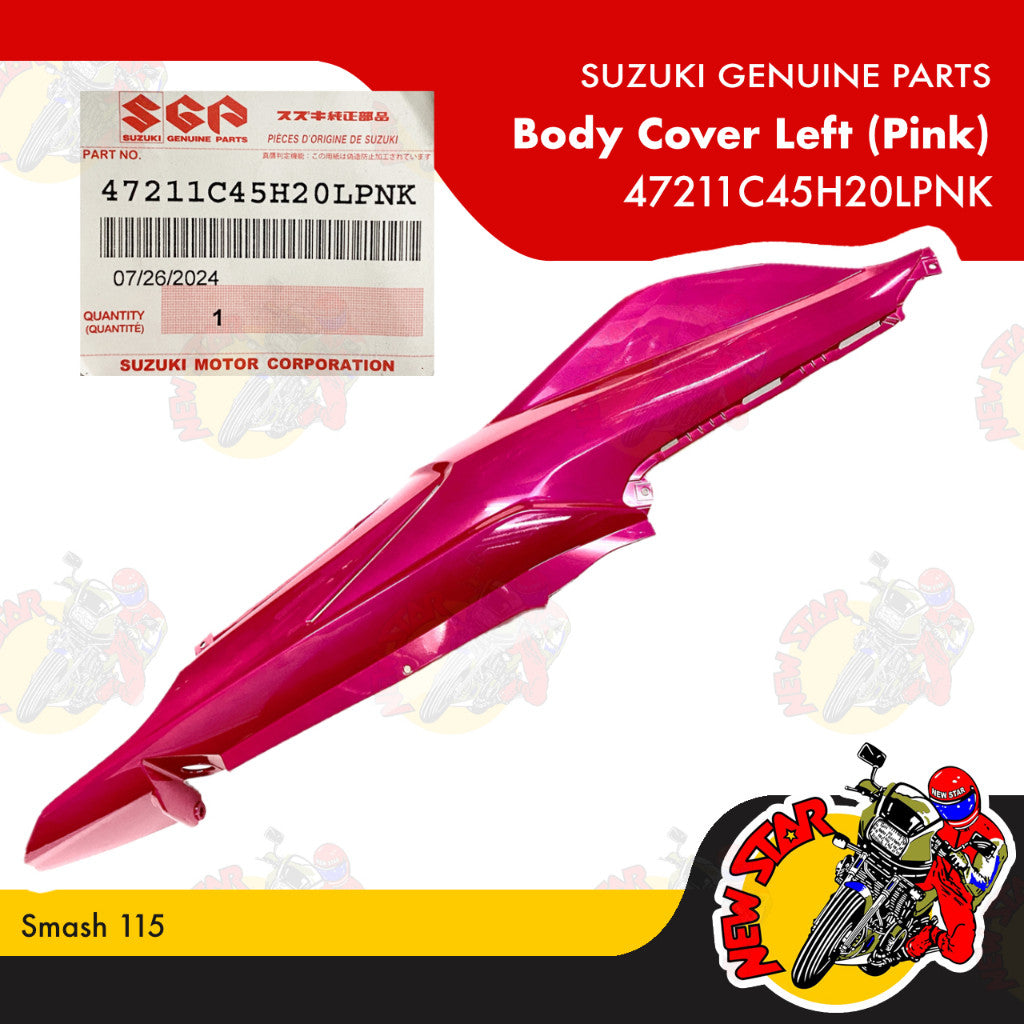 Smash 115 Body Cover (Pink) | Genuine Suzuki parts