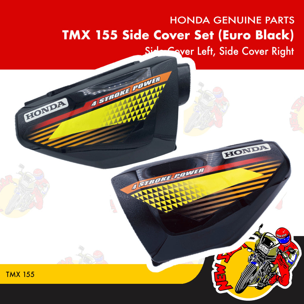 TMX 155 Side Cover Set (Euro Black) | Genuine Honda parts