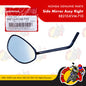 XRM 125RS Carb Wave 100/125 TMX 125 Alpha/Supremo Side Mirror Assy | Genuine Honda parts