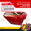 TMX 155 Side Cover Set Red Asero | Genuine Honda parts