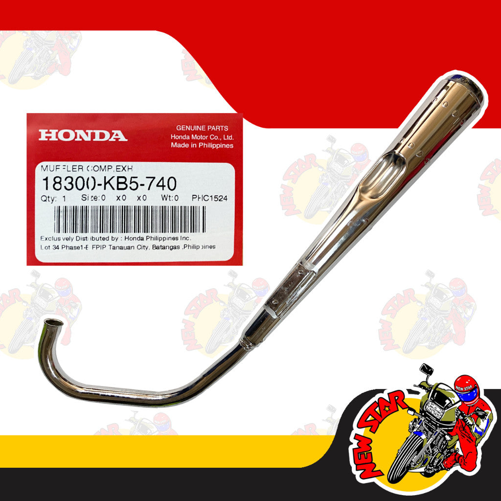 18300-KB5-740 | Exhaust Muffler Comp | Genuine Honda parts | TMX 155 (Contact Point)