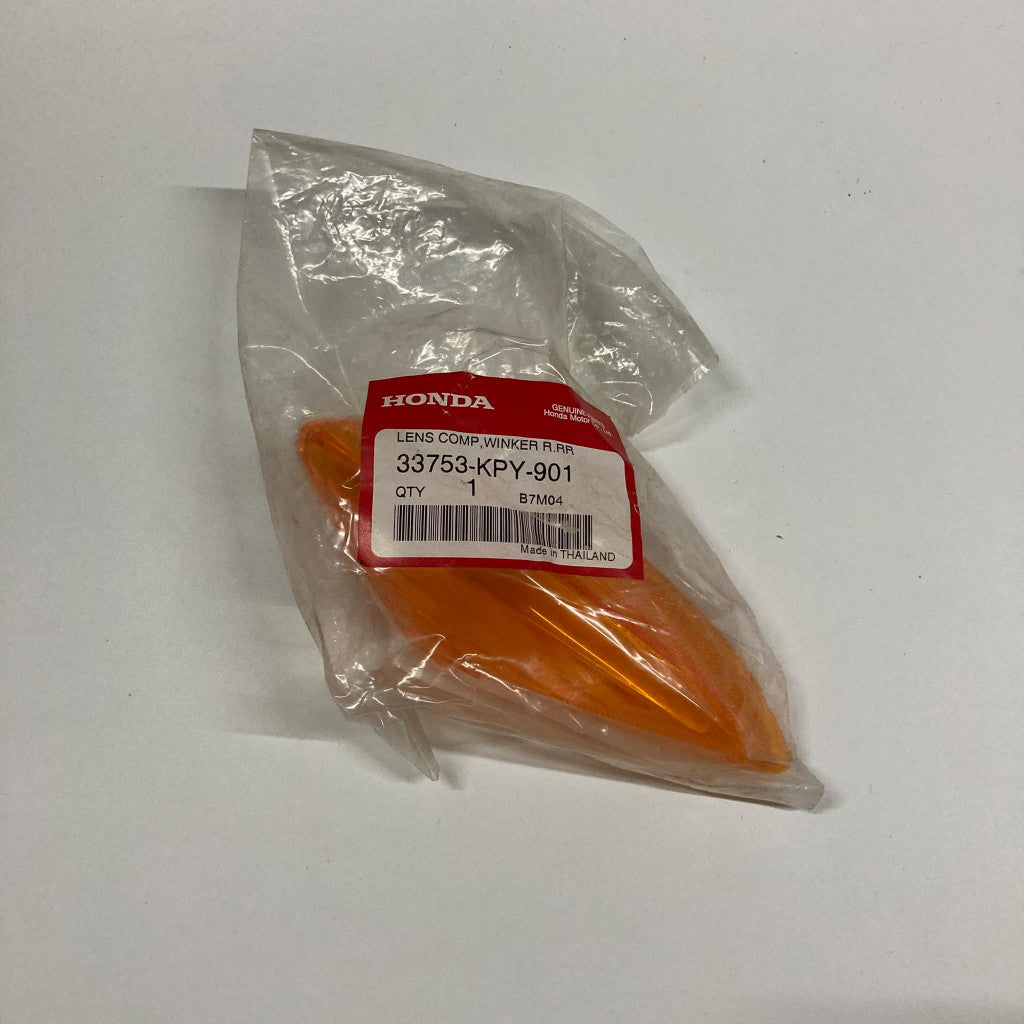 33753-KPY-901 | Rear Winker Lens Comp Right | Genuine Honda parts | XRM110