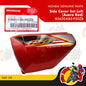 TMX 155 Side Cover Set Red Asero | Genuine Honda parts