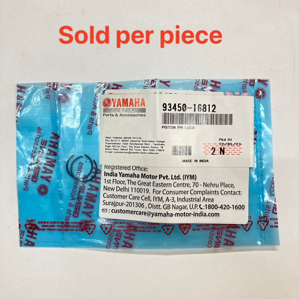 93450-16812 | Circlip | Genuine Yamaha parts | Mio Sporty, STX125