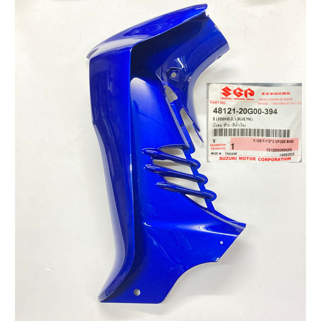 Shogun R 125 (Old) Legshield (Medium Metallic Blue) | Genuine Suzuki parts