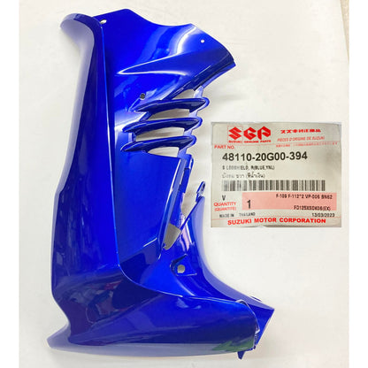 Shogun R 125 (Old) Legshield (Medium Metallic Blue) | Genuine Suzuki parts