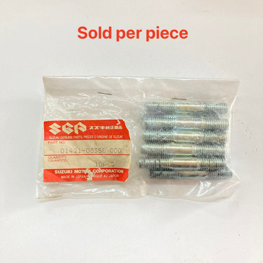 01421-08358-000 | Stud Bolt | Genuine Suzuki parts | TS125