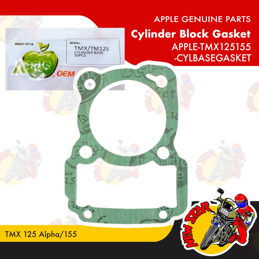 APPLE-TMX125155-CYLBASEGASKET | Cylinder Block Gasket | Genuine Apple parts | TMX 125 Alpha/155