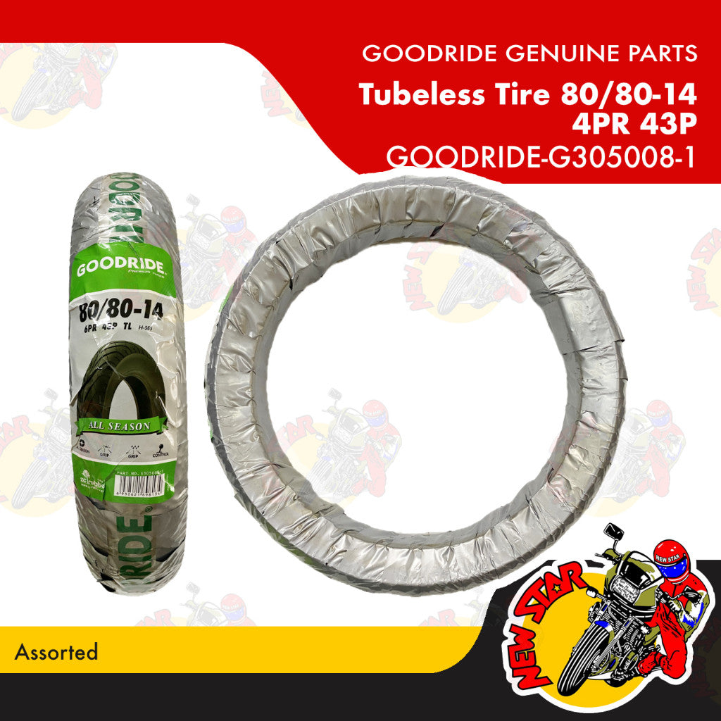 Goodride All Season Tubeless Tires x14 | Genuine Goodride tires