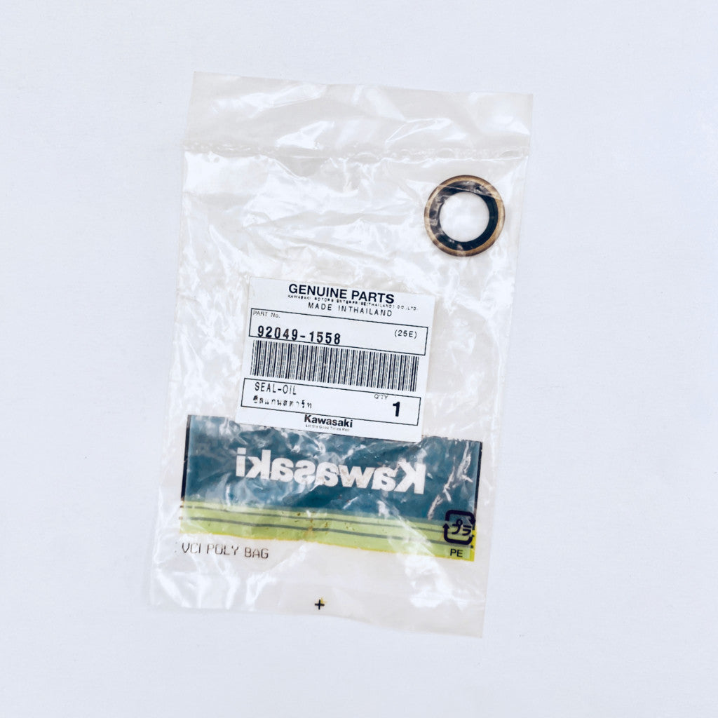 92049-1558 | Kick Starter Oil Seal | Genuine Kawasaki parts | Barako II