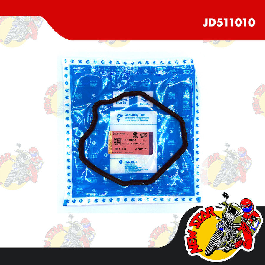 JD511010 | Cylinder Head Cover Gasket | Genuine Bajaj parts | CT 150 Rouser 135