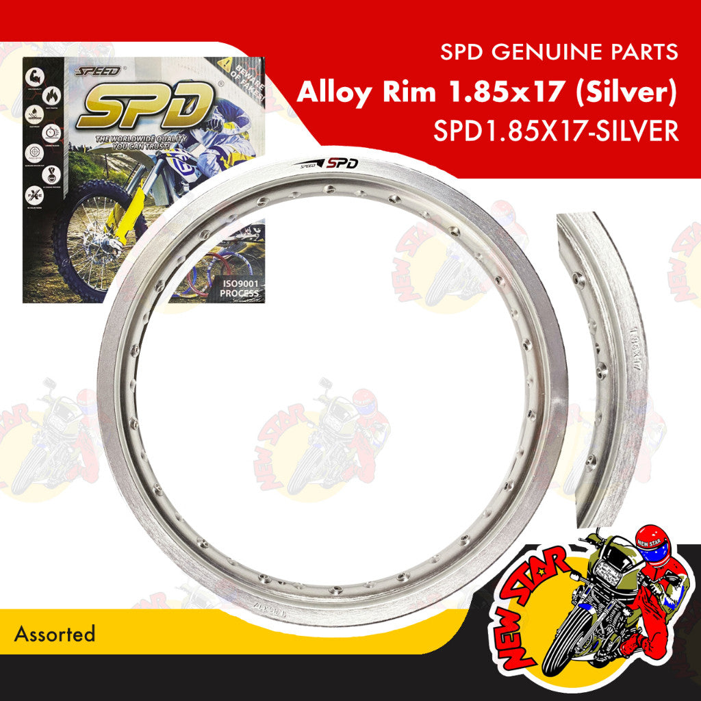 Assorted SPD Alloy Rim 1.85X17 | Genuine SPD parts