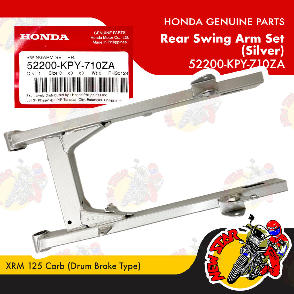 52200-KPY-710ZA | Rear Swing Arm Set (Silver) | Genuine Honda parts |