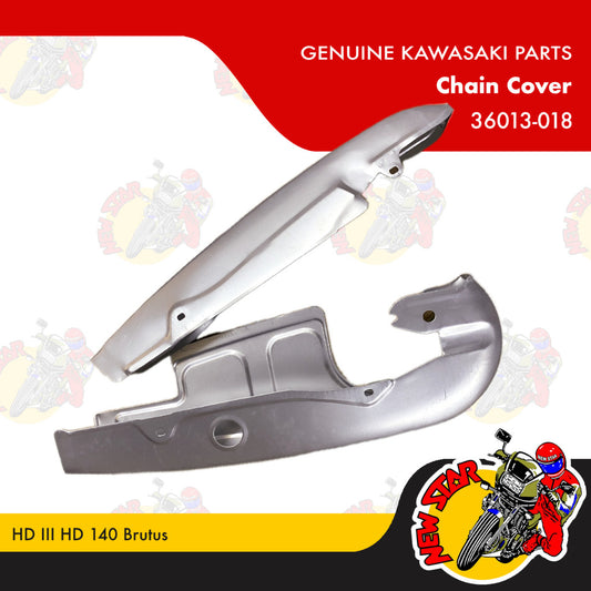 36013-018 | Chain Cover Set | Genuine Kawasaki parts | HDIII, HD140, Brutus